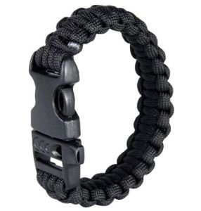 Wristband Tactical Web-Tex BLACK / zwart