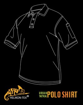 Urban Tactical Polo Shirt Top Cool BLACK